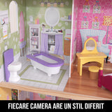 Casuta pentru Papusi din Lemn cu Mobilier Sweet Little Home