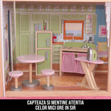 Casuta pentru Papusi din Lemn cu Mobilier Sweet Little Home