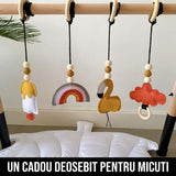 Centru de Activitati din Lemn pentru Bebelusi BabyMagic