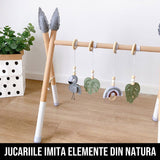 Centru de Activitati din Lemn pentru Bebelusi BabyMagic