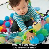 Centru de Activitati si Piscina cu Bile 3 in 1 pentru Bebelusi Endless Fun