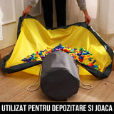 Cos pentru Jucarii cu Sac Extensibil Magic Basket