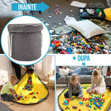 Cos pentru Jucarii cu Sac Extensibil Magic Basket
