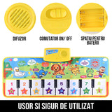 Covoras Muzical in Forma de Pian Play Time