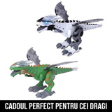 Dinozaur Dragon Hibrid cu Efecte Speciale