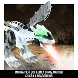 Dinozaur Dragon Hibrid cu Efecte Speciale
