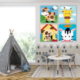 Panda Simpatic - Set Pictura pe Numere pentru Copii