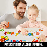 Joc Educativ cu Litere din Lemn pentru Invatare Limba Engleza Spelling Master