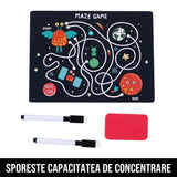 Joc de Desenat cu Planse Reutilizabile Maze Escape