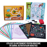 Joc de Desenat cu Planse Reutilizabile Maze Escape