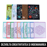 Joc de Desenat cu Planse Reutilizabile Maze Escape