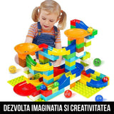 Jucarie de Curse cu Bile Marble Run 165 piese