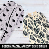Pijama tip Salopeta pentru Copii - Model Little Lamb