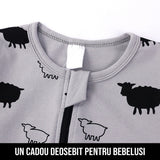 Pijama tip Salopeta pentru Copii - Model Little Lamb