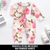 Pijama tip Salopeta pentru Copii - Model Rosie Pink