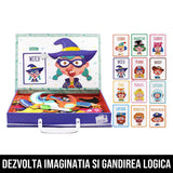 Puzzle Magnetic Educativ Recunoaste Personajul