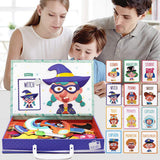 Puzzle Magnetic Educativ Recunoaste Personajul