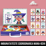 Puzzle Magnetic Educativ Recunoaste Personajul