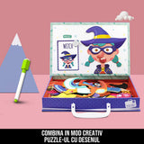 Puzzle Magnetic Educativ Recunoaste Personajul