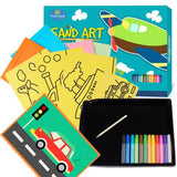 Set Planse de Colorat cu Nisip TravelJoy