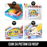Set Planse de Colorat cu Nisip Princess