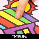 Set Planse de Colorat cu Nisip DinoFun