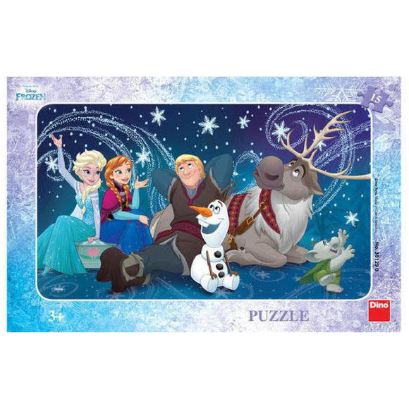 Puzzle Prietenii Din Frozen (15 Piese)