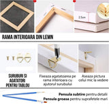 Porcusorul Simpatic - Set Pictura pe Numere pentru Copii