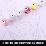 Porcusorul Simpatic - Set Pictura pe Numere pentru Copii