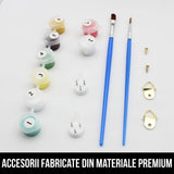 Panda Simpatic - Set Pictura pe Numere pentru Copii